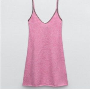 Zara wool alpaca beaded dress